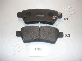 Комплект тормозных колодок, дисковый тормоз PP-130AF JAPANPARTS
