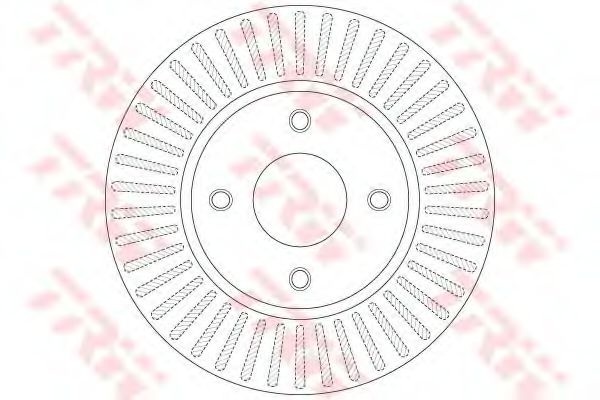 Тормозной диск DF6249 TRW