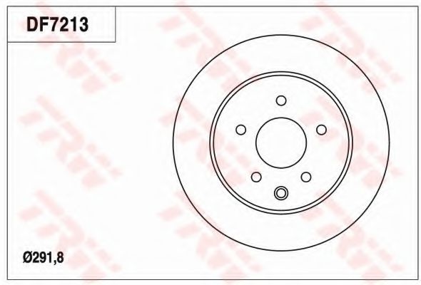 Тормозной диск DF7213 TRW