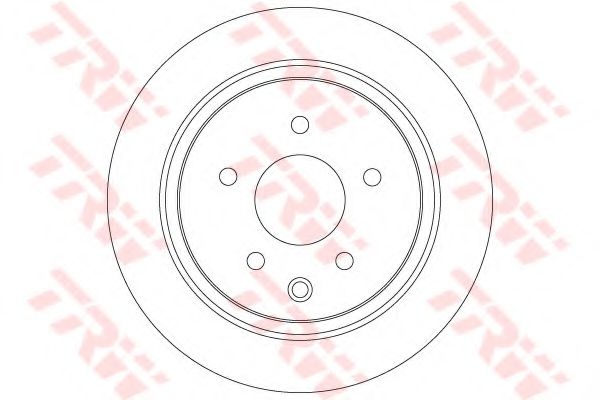Тормозной диск DF7369 TRW