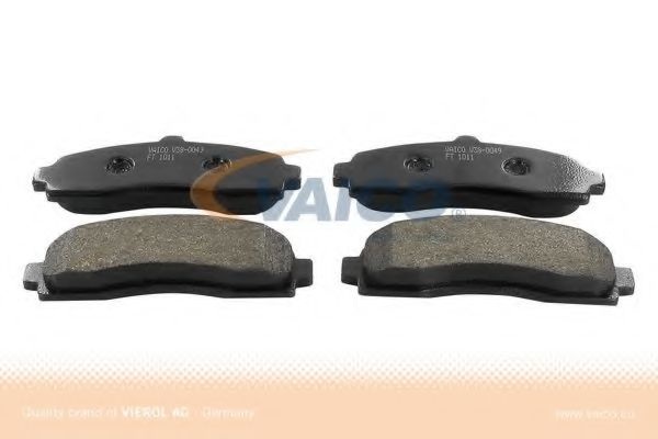Комплект тормозных колодок, дисковый тормоз V38-0049 VAICO