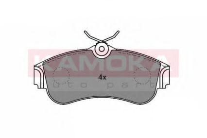 Комплект тормозных колодок, дисковый тормоз JQ1011208 KAMOKA
