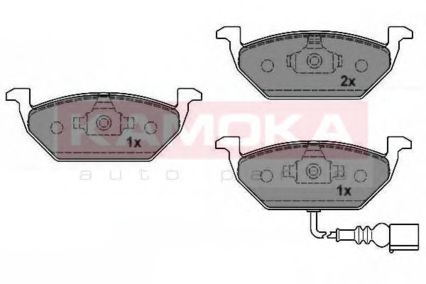 Комплект тормозных колодок, дисковый тормоз JQ1012796 KAMOKA