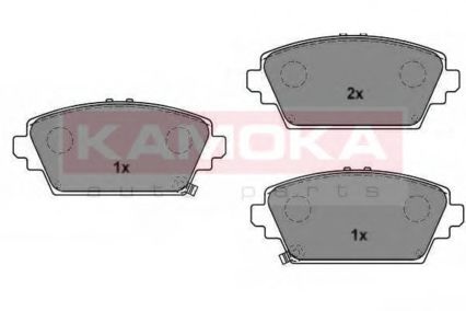 Комплект тормозных колодок, дисковый тормоз JQ1016372 KAMOKA