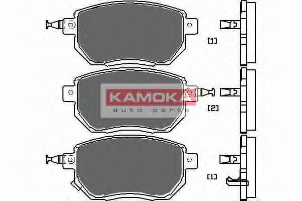 Комплект тормозных колодок, дисковый тормоз JQ101113 KAMOKA