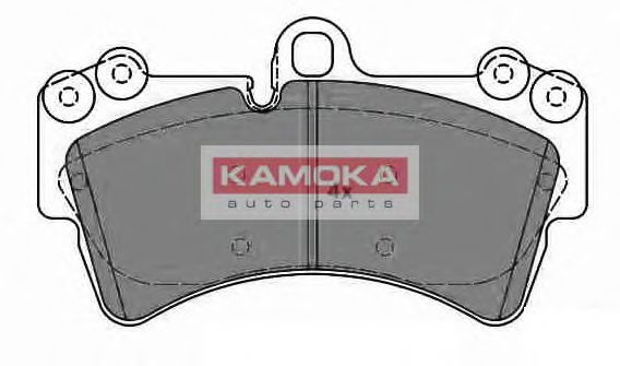 Комплект тормозных колодок, дисковый тормоз JQ1013252 KAMOKA
