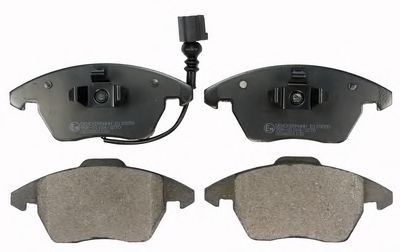 Комплект тормозных колодок, дисковый тормоз B110858 DENCKERMANN