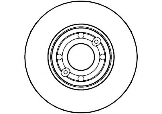 Тормозной диск NBD1284 NATIONAL