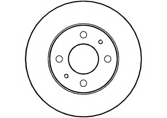 Тормозной диск NBD141 NATIONAL