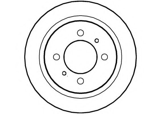 Тормозной диск NBD537 NATIONAL
