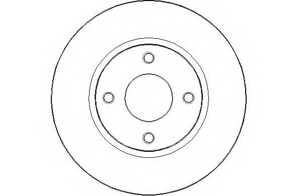 Тормозной диск NBD1710 NATIONAL