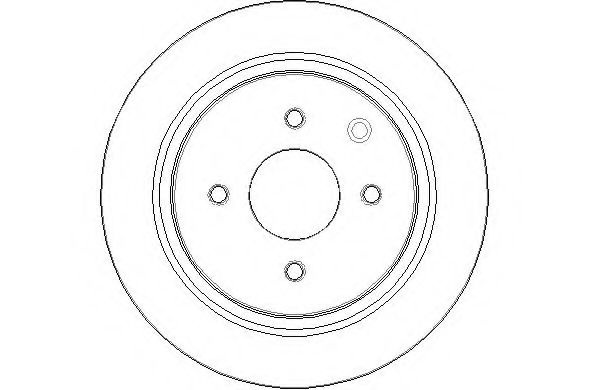Тормозной диск NBD1711 NATIONAL