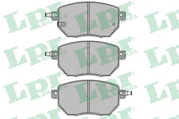 Комплект тормозных колодок, дисковый тормоз 05P1342 LPR