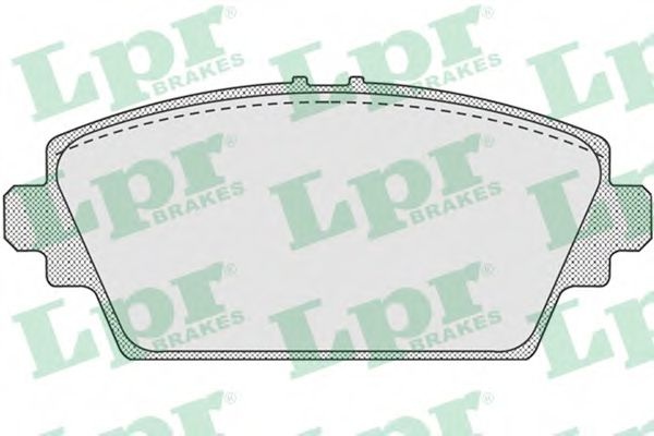 Комплект тормозных колодок, дисковый тормоз 05P940 LPR