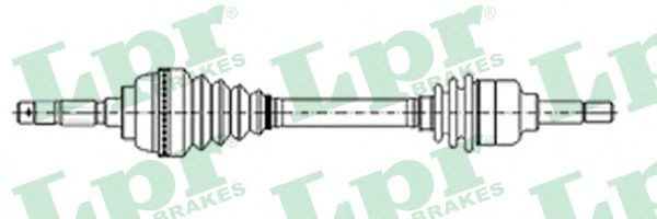 Приводной вал DS36064 LPR