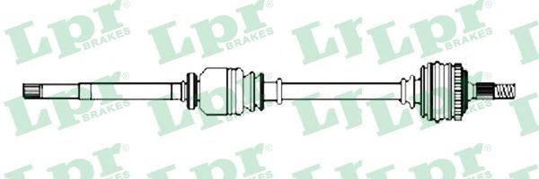 Приводной вал DS36065 LPR