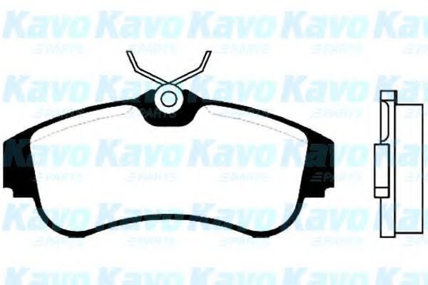 Комплект тормозных колодок, дисковый тормоз BP-6515 KAVO PARTS