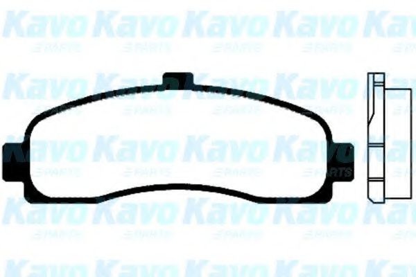 Комплект тормозных колодок, дисковый тормоз BP-6525 KAVO PARTS