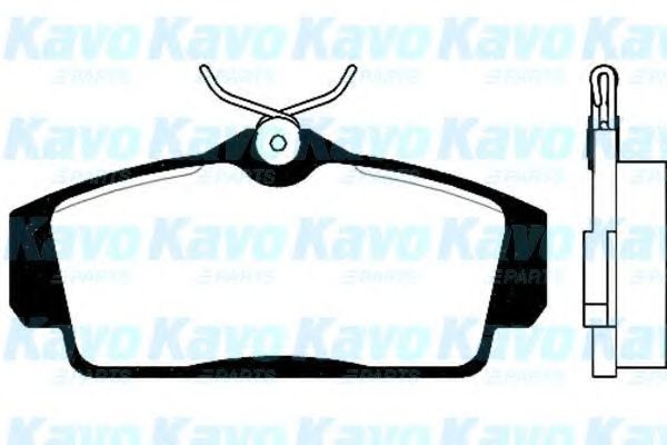 Комплект тормозных колодок, дисковый тормоз BP-6535 KAVO PARTS