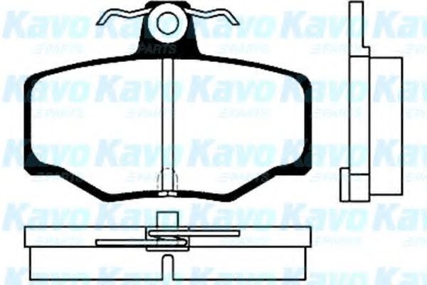 Комплект тормозных колодок, дисковый тормоз BP-6547 KAVO PARTS