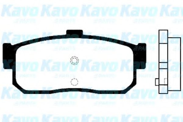 Комплект тормозных колодок, дисковый тормоз BP-6549 KAVO PARTS