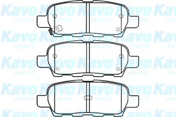 Комплект тормозных колодок, дисковый тормоз BP-6571 KAVO PARTS