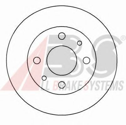 Тормозной диск 16595 A.B.S.