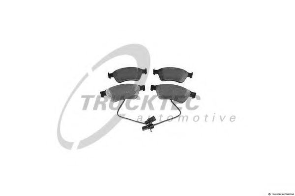 Комплект тормозных колодок, дисковый тормоз 07.35.241 TRUCKTEC AUTOMOTIVE