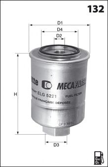 Топливный фильтр G23 MECAFILTER