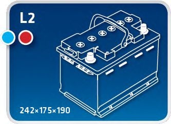 Стартерная аккумуляторная батарея TME55 IPSA