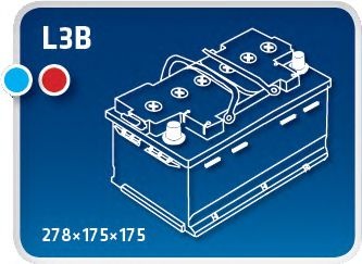 Стартерная аккумуляторная батарея TM75P IPSA
