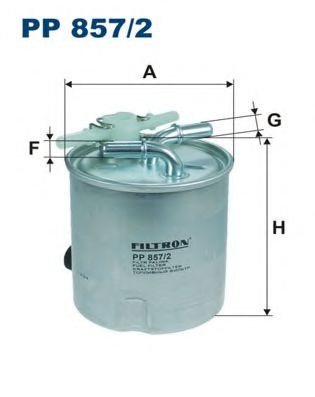 Топливный фильтр PP857/2 FILTRON