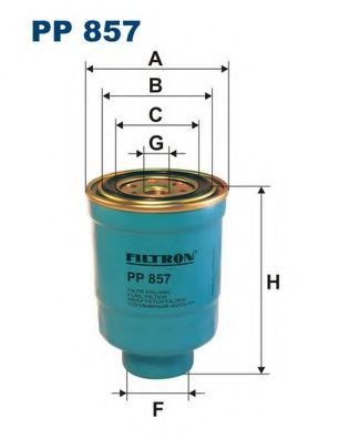 Топливный фильтр PP857 FILTRON