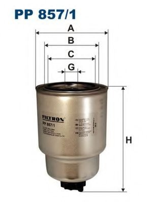 Топливный фильтр PP857/1 FILTRON
