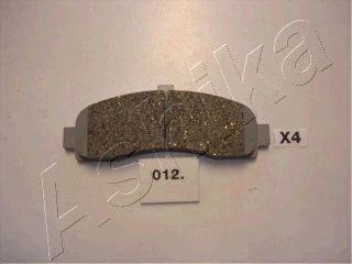 Комплект тормозных колодок, дисковый тормоз 50-00-012 ASHIKA