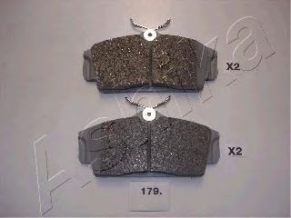 Комплект тормозных колодок, дисковый тормоз 50-01-179 ASHIKA