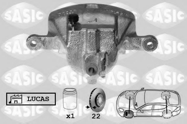 Тормозной суппорт 6506144 SASIC