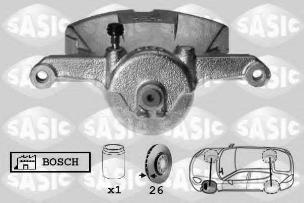 Тормозной суппорт 6506180 SASIC