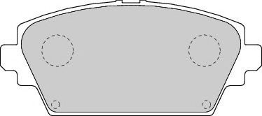 Комплект тормозных колодок, дисковый тормоз DBP331580 DURON