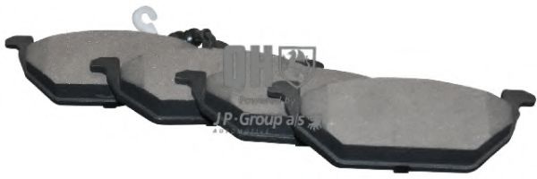 Комплект тормозных колодок, дисковый тормоз 1163601019 JP GROUP