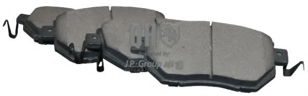 Комплект тормозных колодок, дисковый тормоз 4063600819 JP GROUP