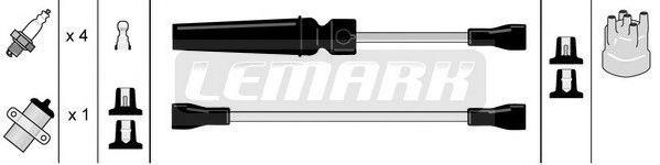 Комплект проводов зажигания LUS507 STANDARD