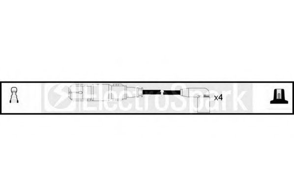 Комплект проводов зажигания OEK582 STANDARD
