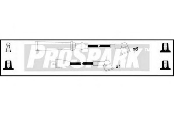 Комплект проводов зажигания OES209 STANDARD