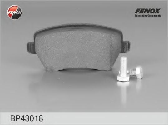 Комплект тормозных колодок, дисковый тормоз BP43018 FENOX
