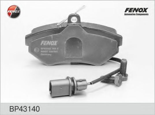 Комплект тормозных колодок, дисковый тормоз BP43140 FENOX