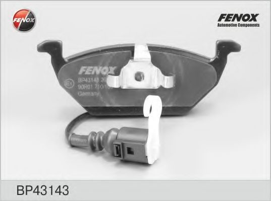 Комплект тормозных колодок, дисковый тормоз BP43143 FENOX
