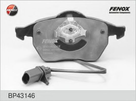 Комплект тормозных колодок, дисковый тормоз BP43146 FENOX