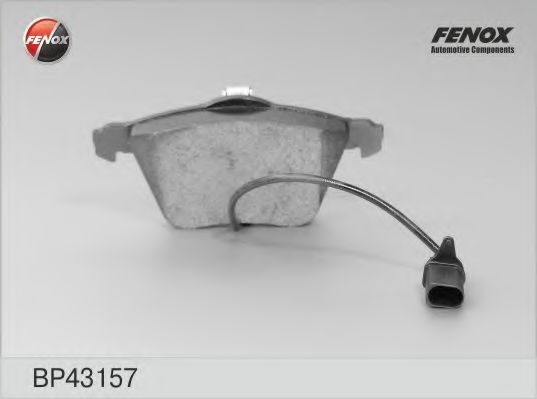 Комплект тормозных колодок, дисковый тормоз BP43157 FENOX