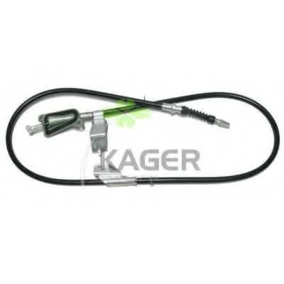 Трос, стояночная тормозная система 19-6327 KAGER